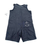 New Kids Size 12 Months (22-25 lbs) Jumpers or Overalls Navy Blue With White Anchors Shorts - TheRealThreads